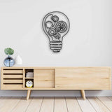 Light Bulb Metal Wall Art from VITAHOME DESIGN LLC