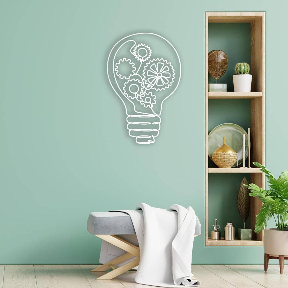 Light Bulb Metal Wall Art from VITAHOME DESIGN LLC