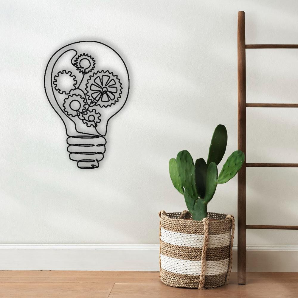 Light Bulb Metal Wall Art from VITAHOME DESIGN LLC