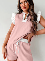 All-Match Ruffle Shorts Set from MsDressly