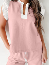 All-Match Ruffle Shorts Set from MsDressly