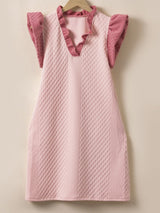 A-line Maternity Dress with Ruffles from MsDressly