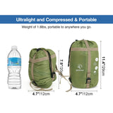 Ultralight Camping Sleeping Bag for Warm Weather,Green Blue Black Navy Blue from Redcamp