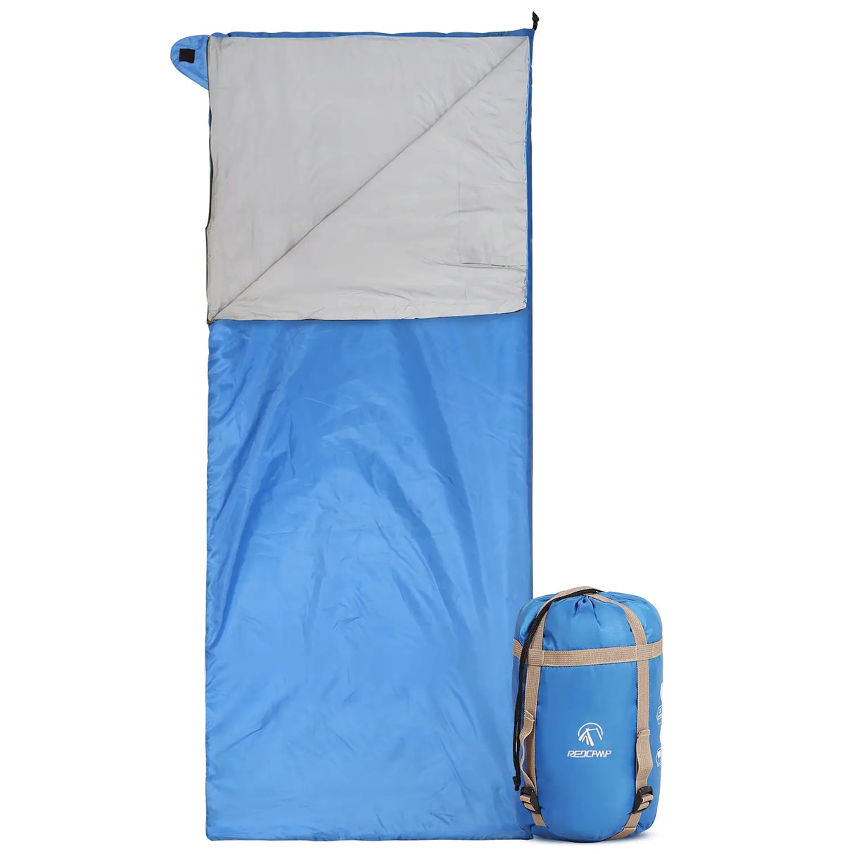 Ultralight Camping Sleeping Bag for Warm Weather,Green Blue Black Navy Blue from Redcamp