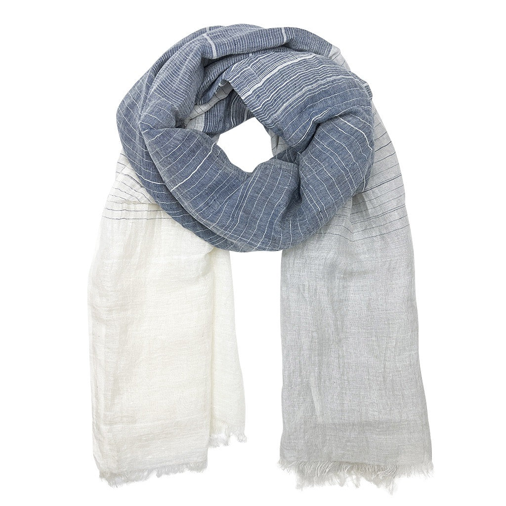 Linen Cotton Blend Wrap Scarf from SLATE + SALT