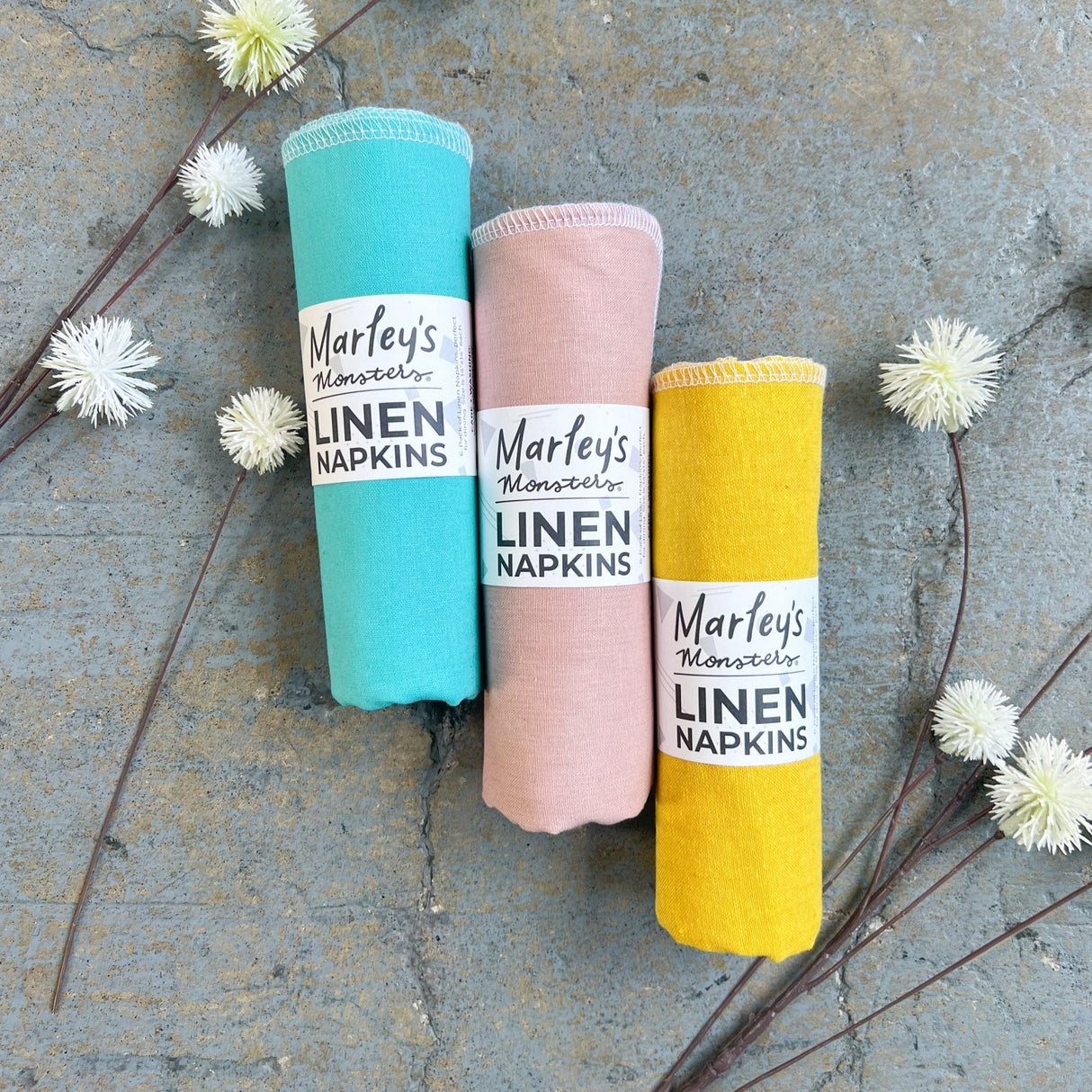 Linen Napkins from Marley's Monsters