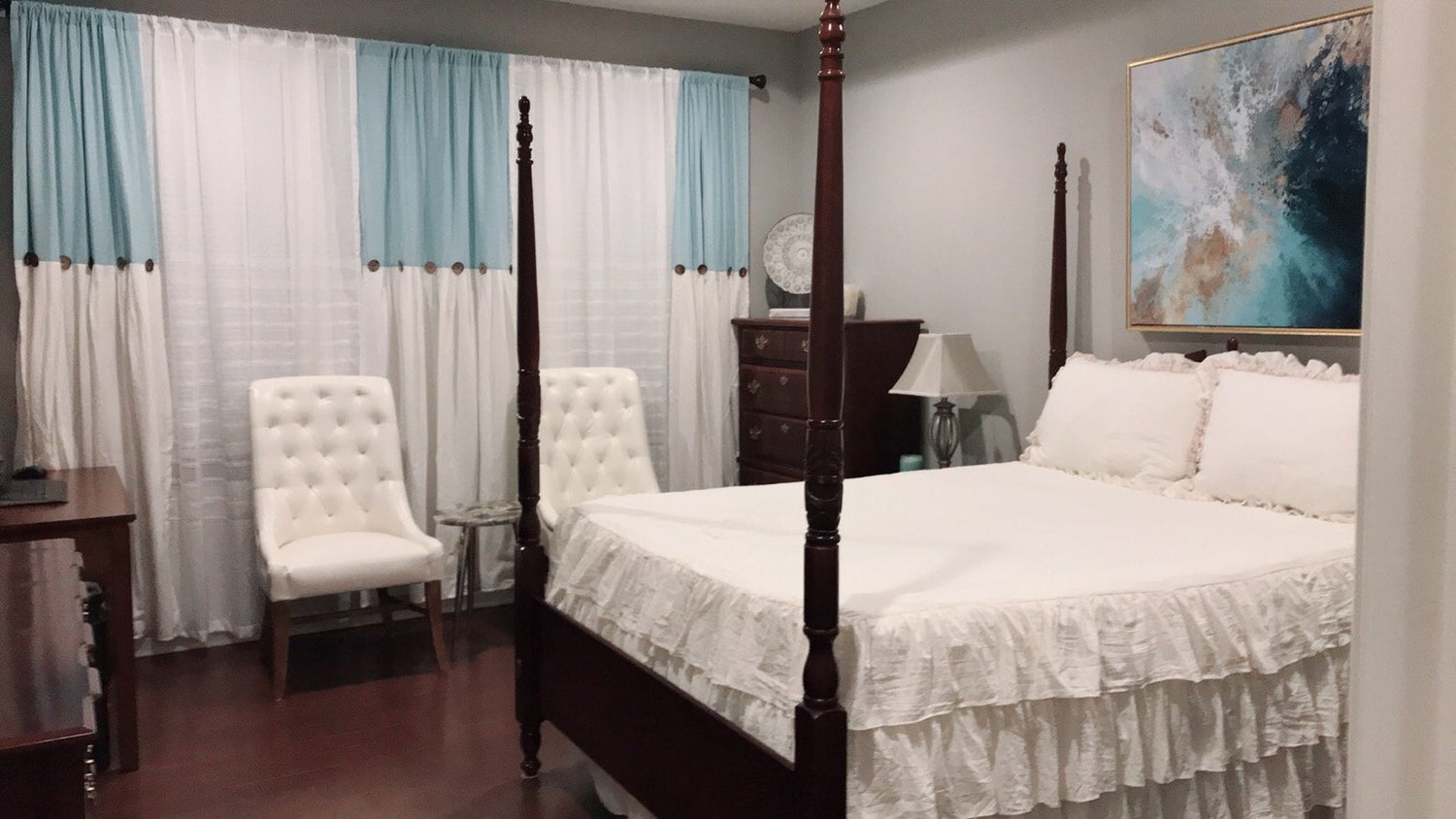 Allison Ruffle Skirt Bedspread Set from LushDecor