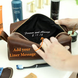 Toiletry Bag All for American from Lifetime Leather Co.