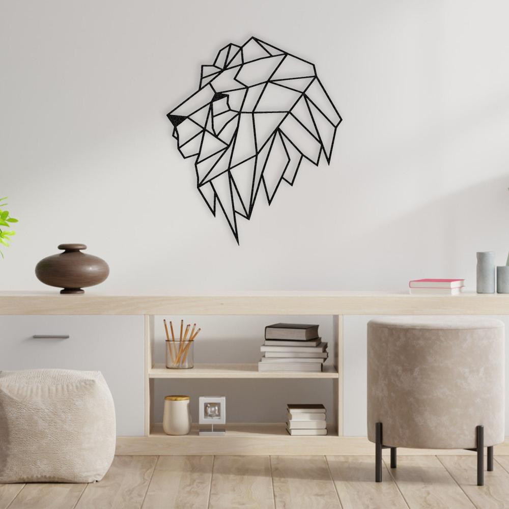 Lion Head Metal Wall Art from VITAHOME DESIGN LLC