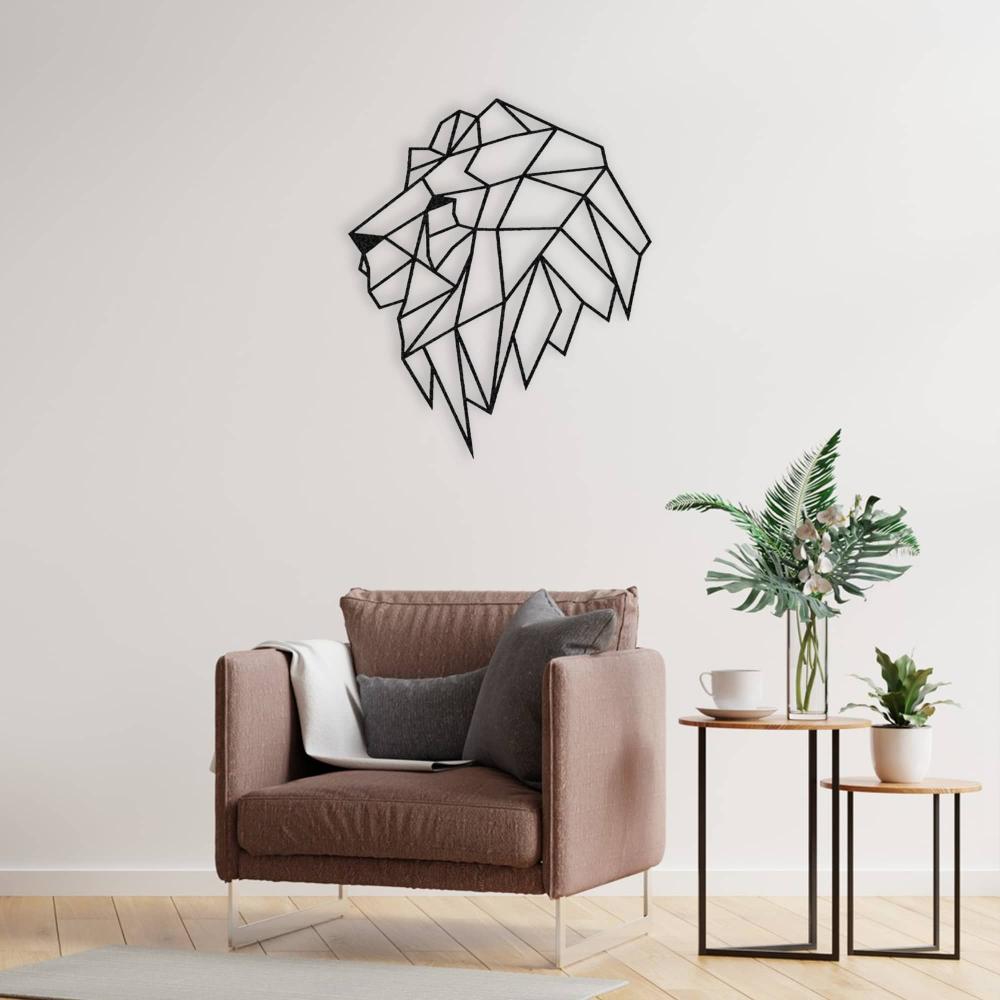 Lion Head Metal Wall Art from VITAHOME DESIGN LLC