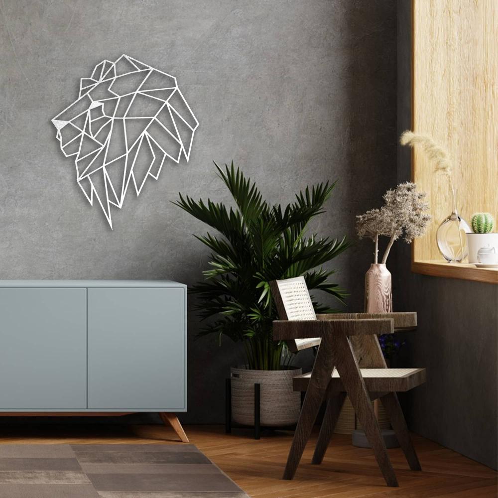 Lion Head Metal Wall Art from VITAHOME DESIGN LLC