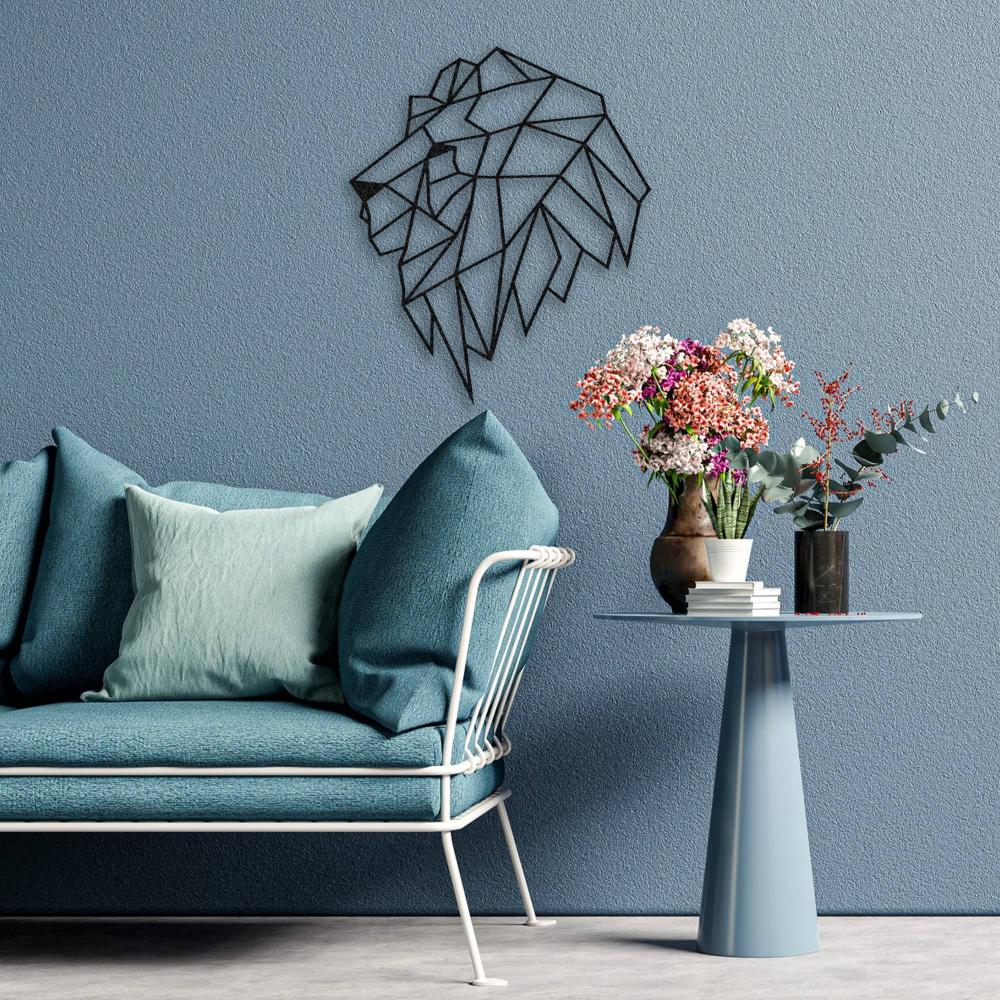 Lion Head Metal Wall Art from VITAHOME DESIGN LLC