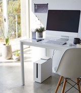 Rolling Cable Management Box - Steel from Yamazaki Home