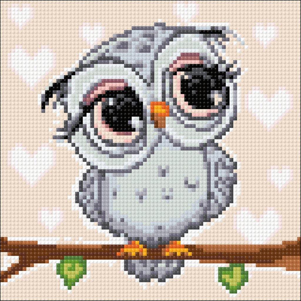 Little Owl CS2711 7.9 x 7.9 inches Crafting Spark Diamond Painting Kit. from Wizardi
