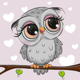 Little Owl CS2711 7.9 x 7.9 inches Crafting Spark Diamond Painting Kit from Wizardi