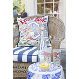 Little Rock Hand-Embroidered Pillow from Quirks!
