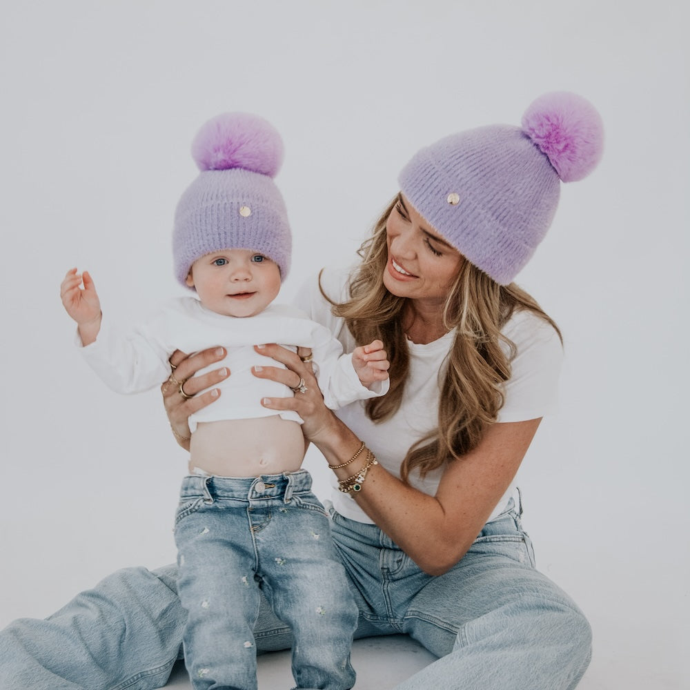 Little Darling Fuzzy Beanie from Pretty Simple