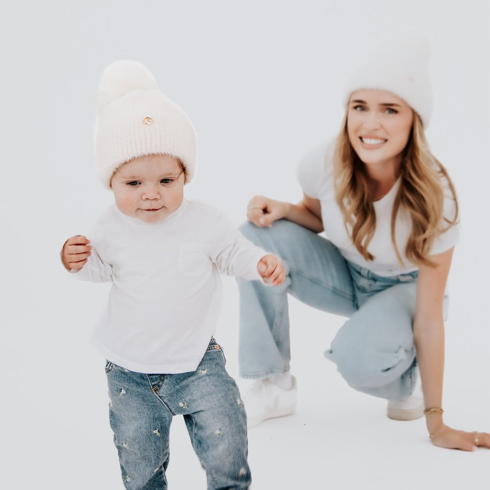 Little Darling Fuzzy Beanie from Pretty Simple