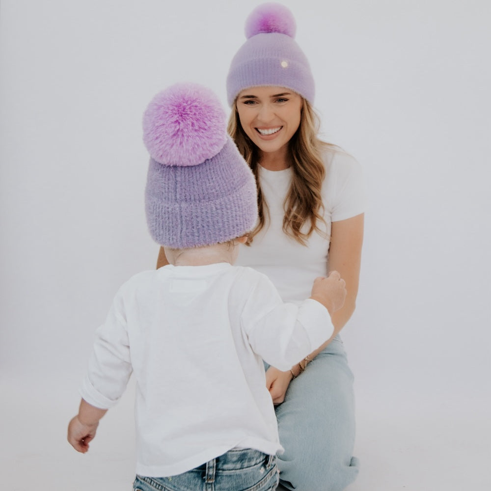 Little Darling Fuzzy Beanie from Pretty Simple
