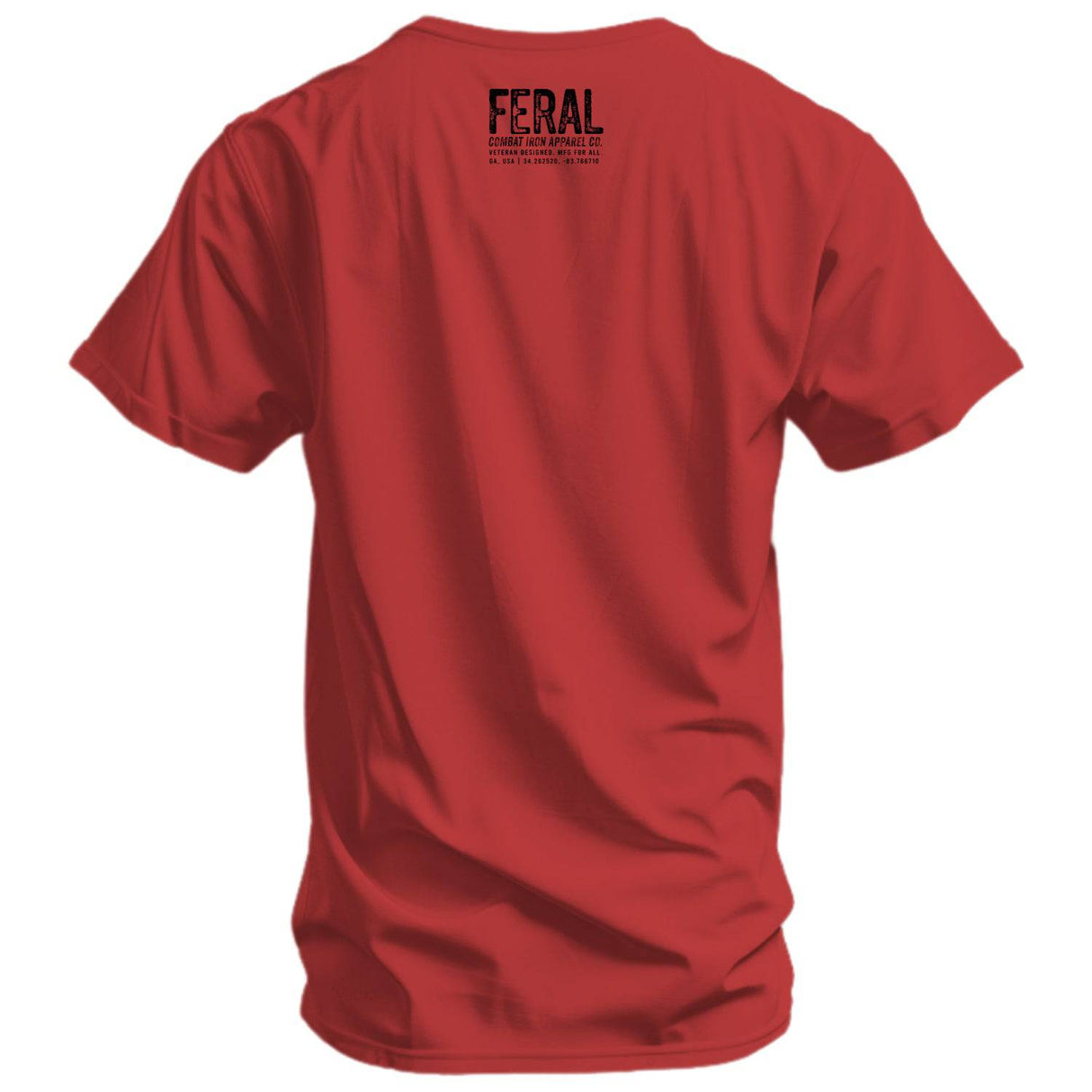 Feral Distressed Men's T-Shirt From Combat Iron Apparel