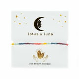 Live Bright. Be Bold Goddess Bracelet  From LotusAndLuna