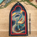 Trekell Gothic Arch Floater Panel - Wooden Painting Canvas + Frame from Trekell Art Supplies