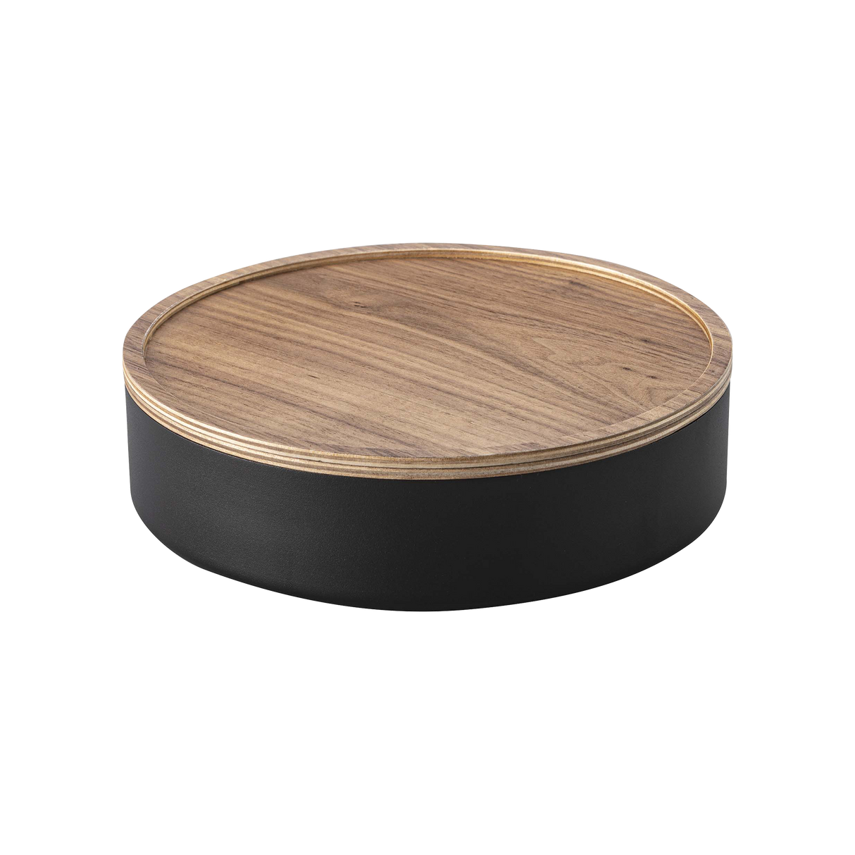 Storage Case - Two Sizes - Steel + Wood from Yamazaki Home