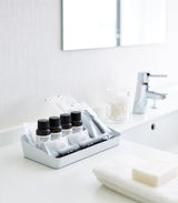 Vanity Tray - Angled - Two Sizes - Steel from Yamazaki Home