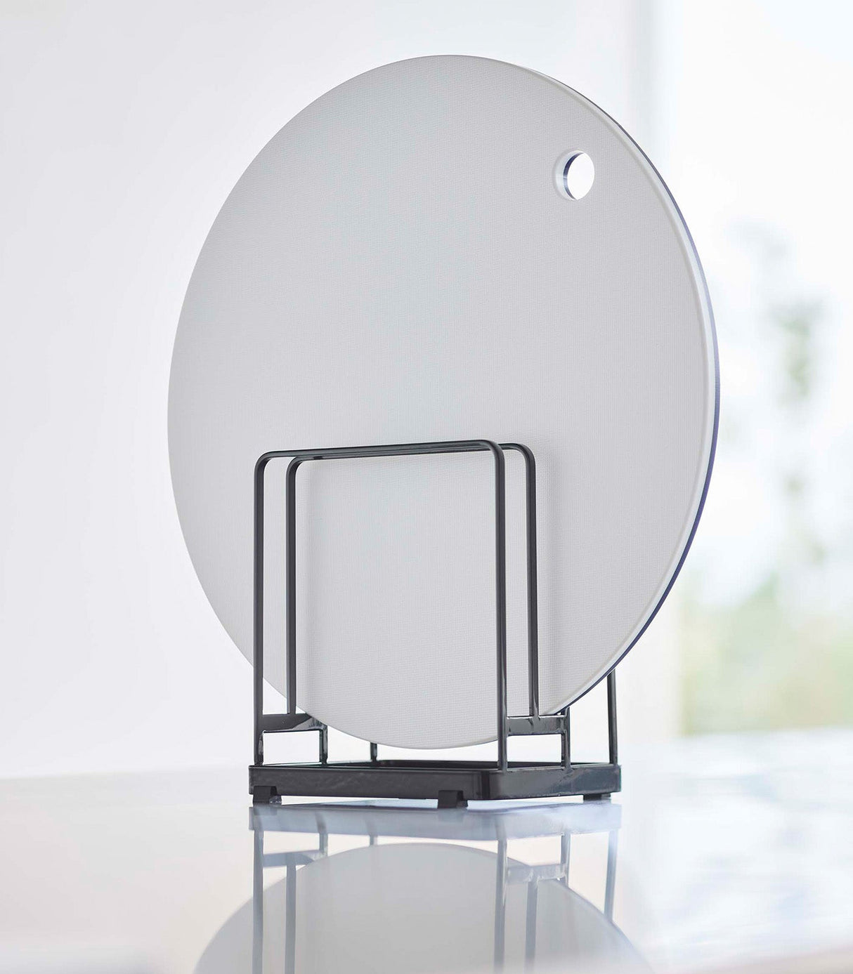 Round Cutting Board Stand - Steel from Yamazaki Home