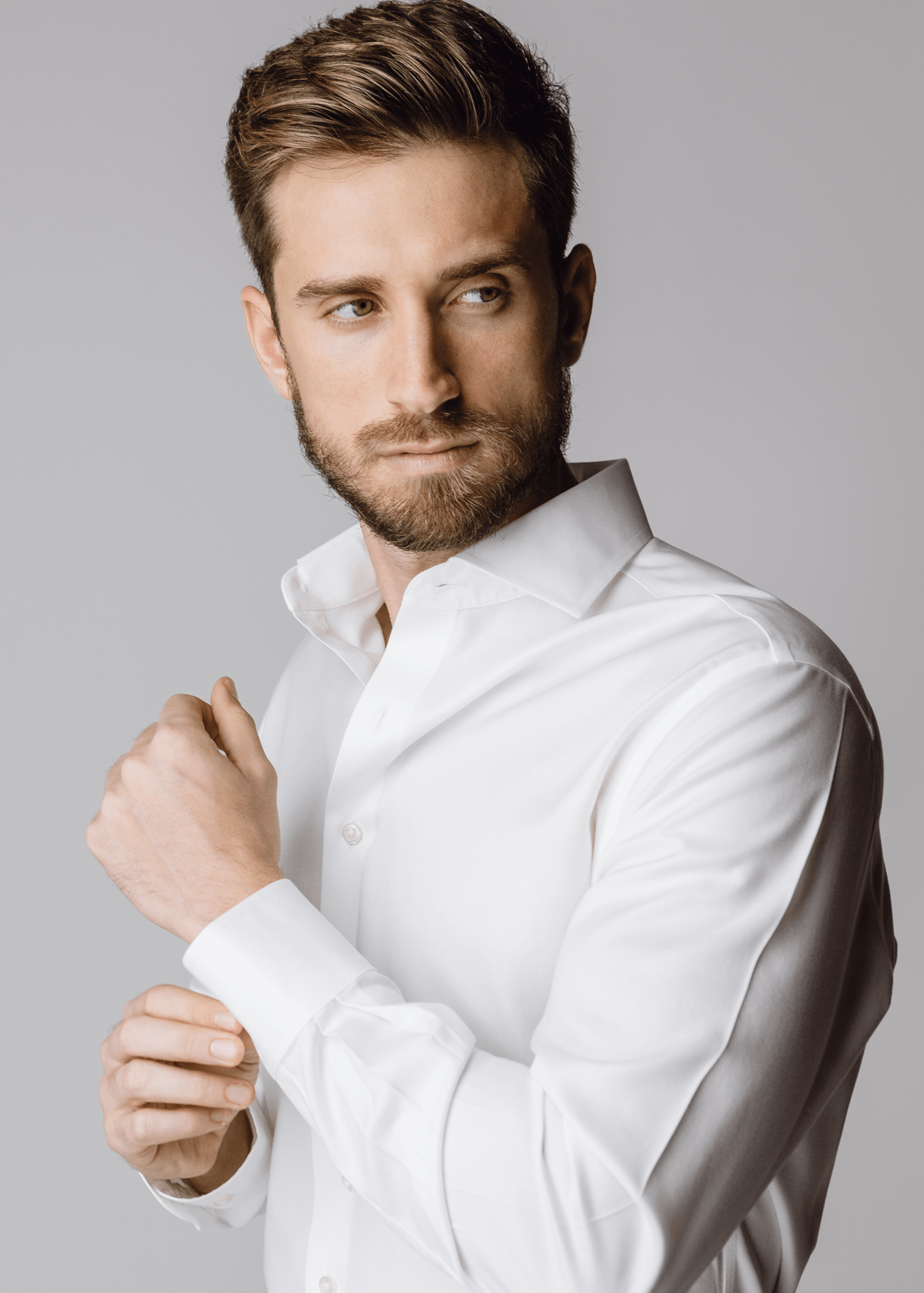 Londoner White Shirt - Contemporary (Slim) from Atica Man