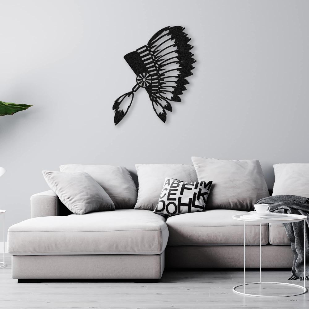 Lonely Indian Metal Wall Art from VITAHOME DESIGN LLC