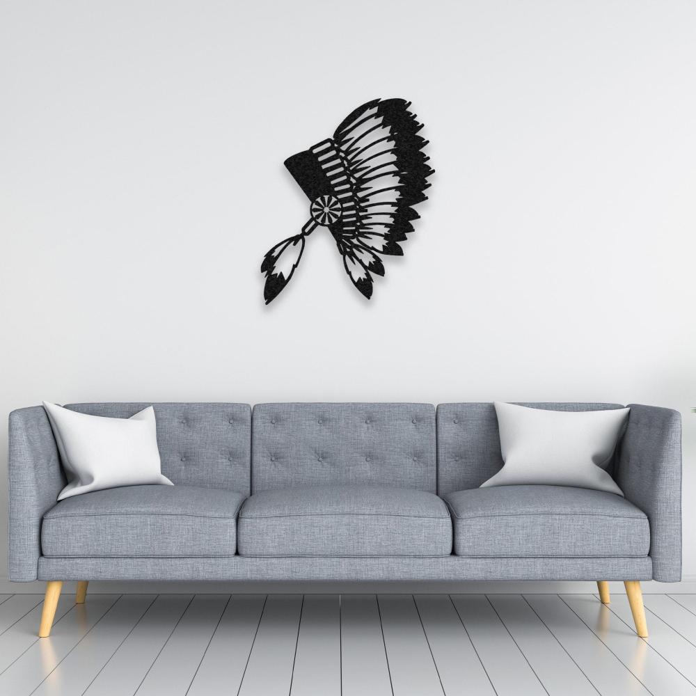 Lonely Indian Metal Wall Art from VITAHOME DESIGN LLC