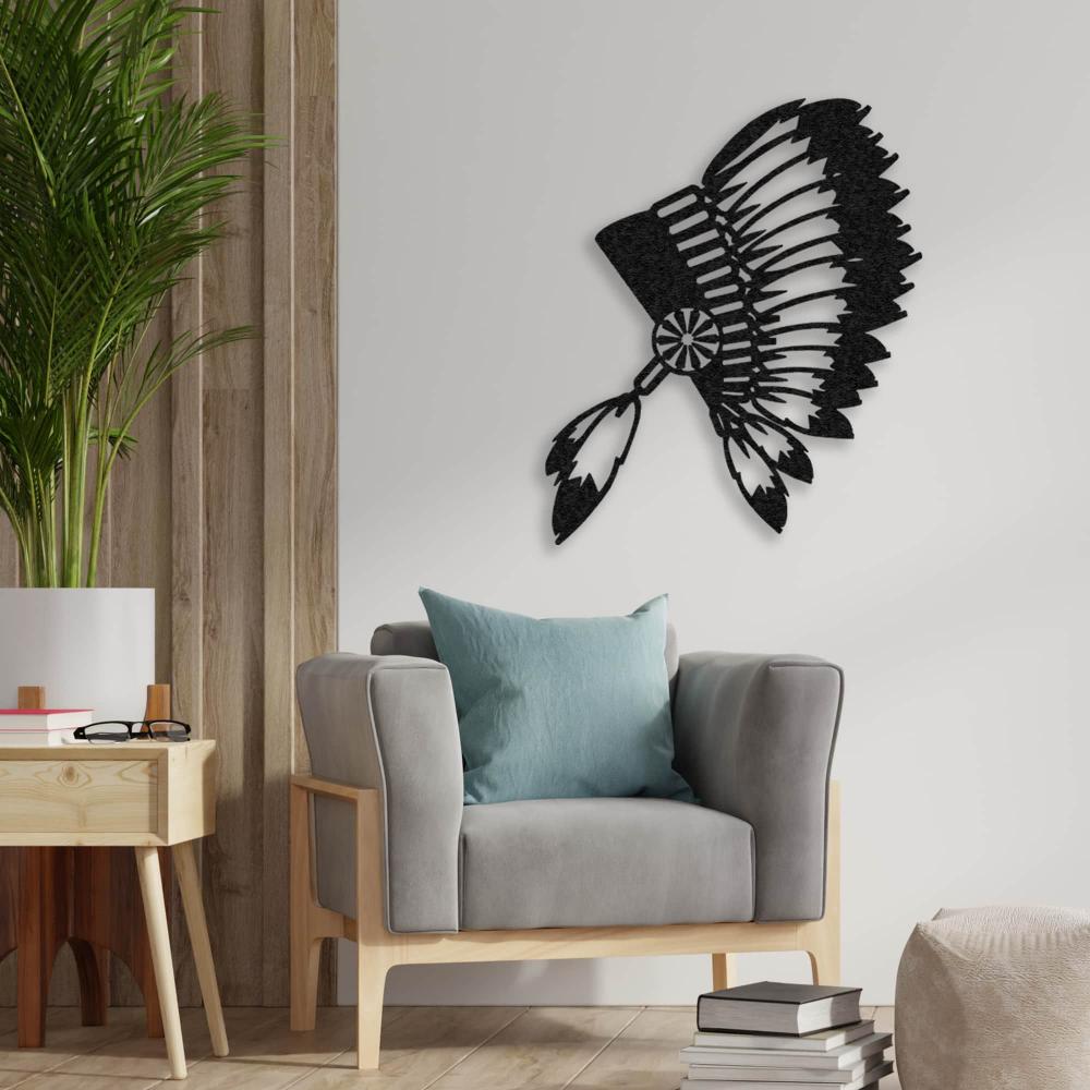 Lonely Indian Metal Wall Art from VITAHOME DESIGN LLC