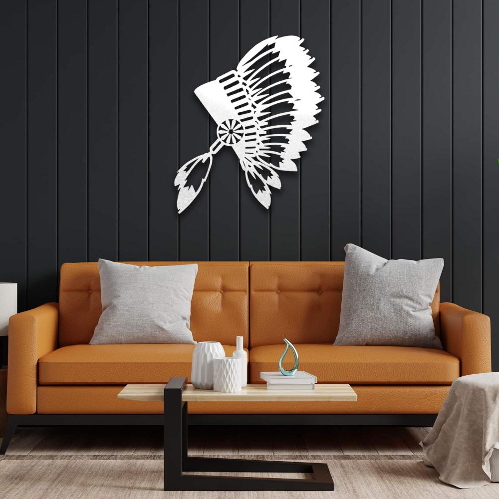 Lonely Indian Metal Wall Art from VITAHOME DESIGN LLC