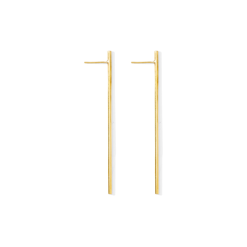 Minimal Bar Earrings from SLATE + SALT