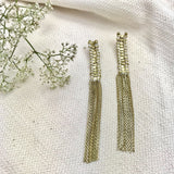 Temple Tassel Earrings from SLATE + SALT