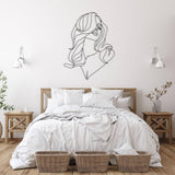 Long Hair Lady Metal Wall Decor from VITAHOME DESIGN LLC