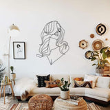 Long Hair Lady Metal Wall Decor from VITAHOME DESIGN LLC