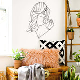 Long Hair Lady Metal Wall Decor from VITAHOME DESIGN LLC