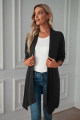 Autumn Plaid Button-Down Shirt Jacket from MsDressly