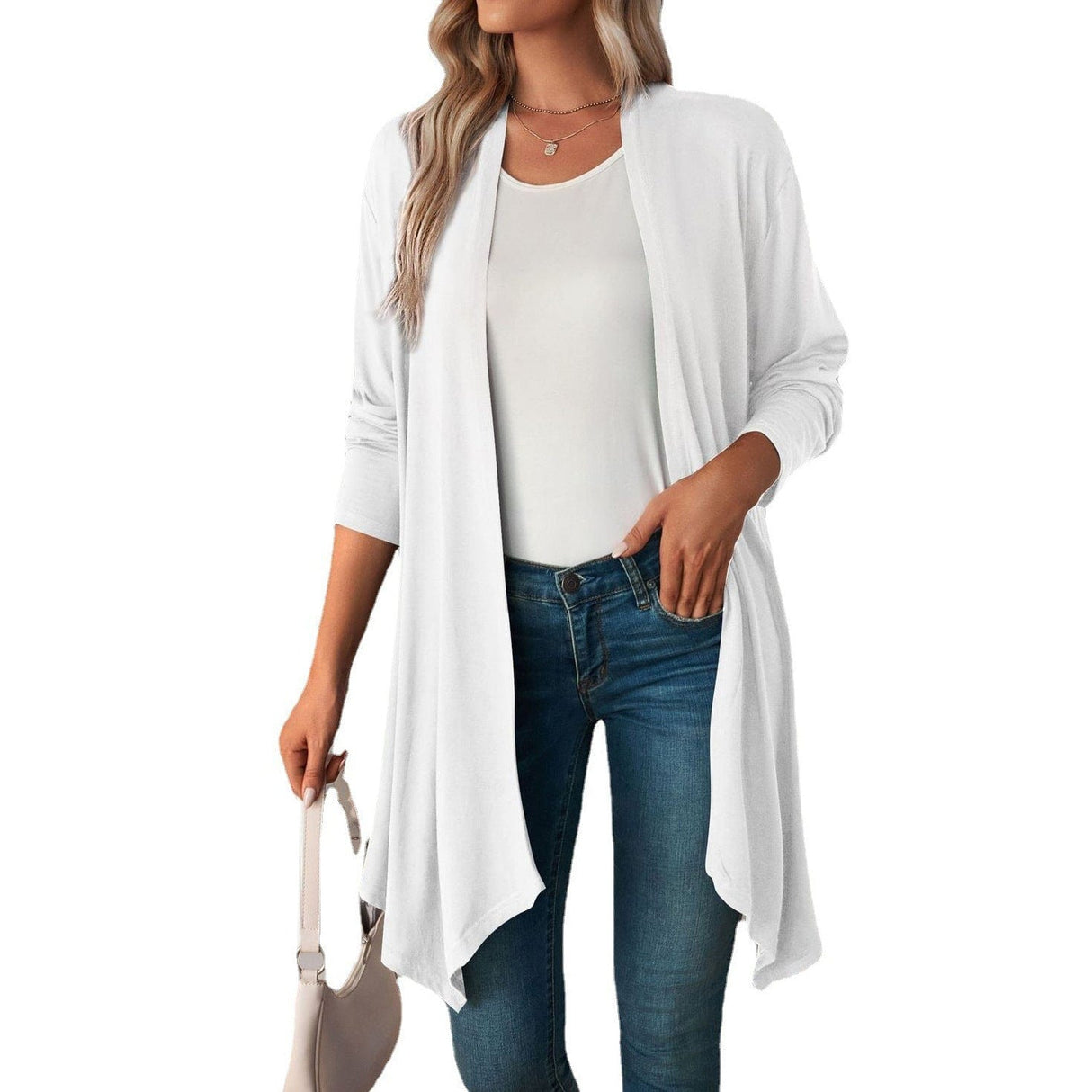 Autumn Plaid Button-Down Shirt Jacket from MsDressly