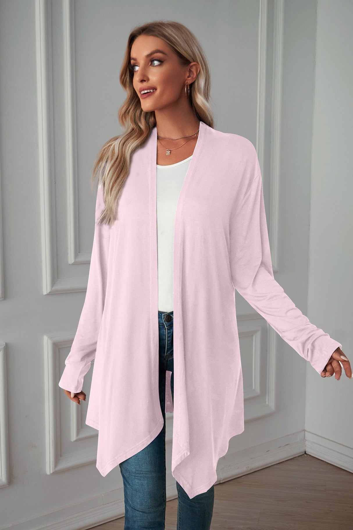 Casual Loose Fit Plaid Shirt Coat from MsDressly