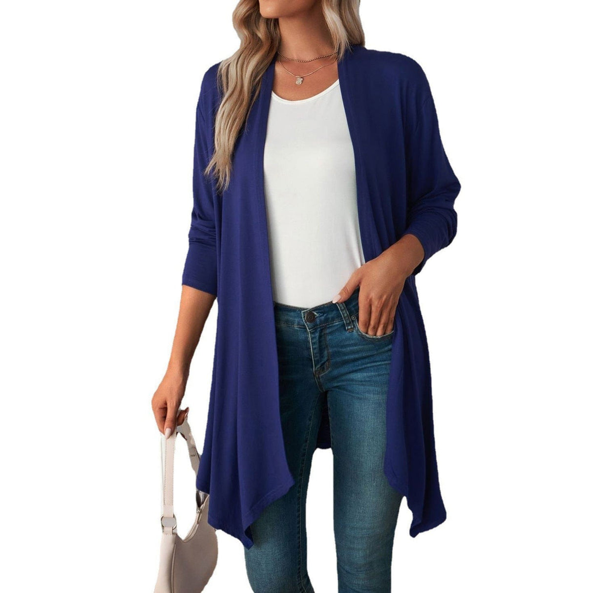 Autumn Plaid Button-Down Shirt Jacket from MsDressly