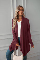 Autumn Plaid Button-Down Shirt Jacket from MsDressly