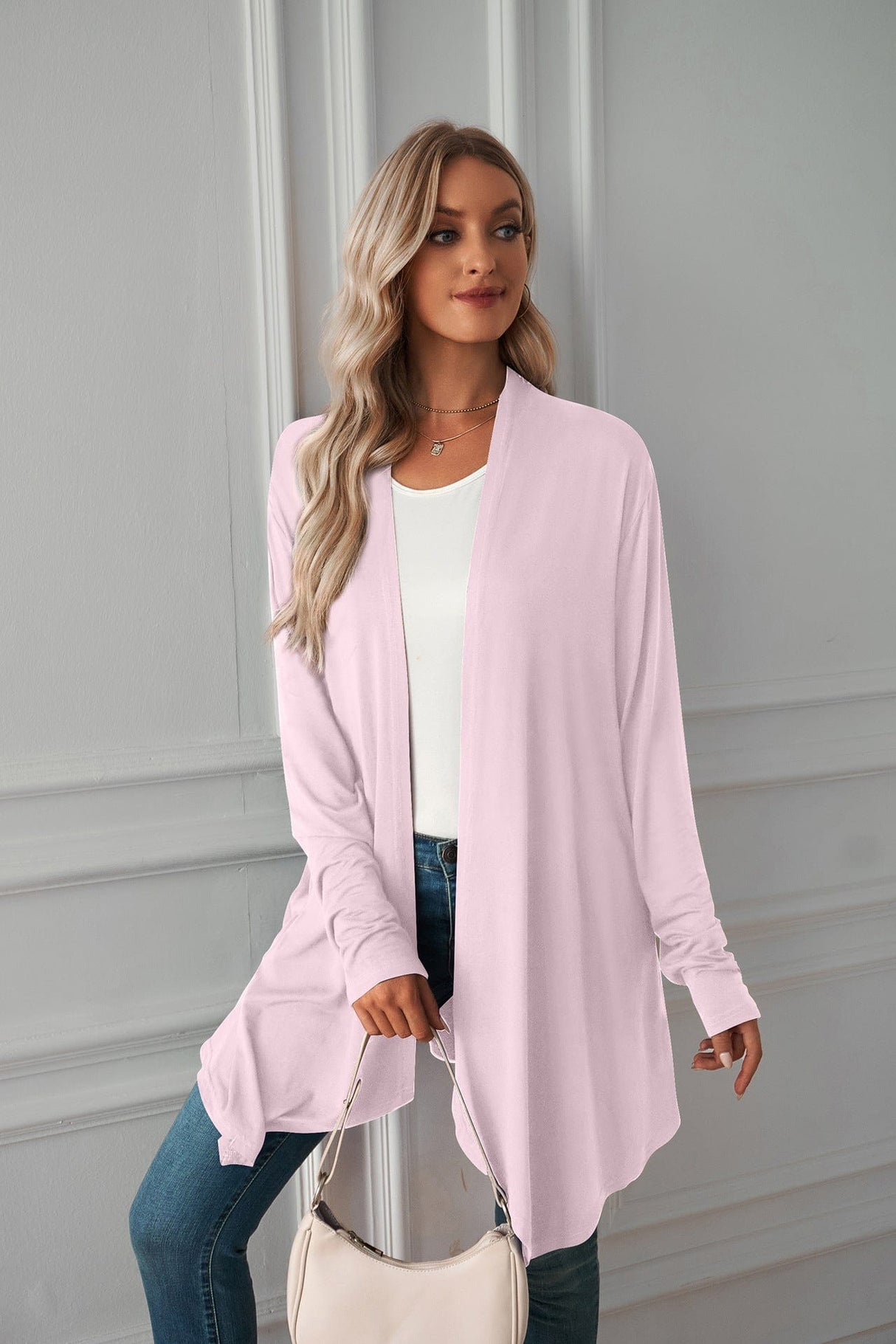 Casual Loose Fit Plaid Shirt Coat from MsDressly