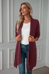 Autumn Plaid Button-Down Shirt Jacket from MsDressly