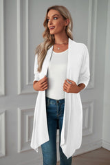 Autumn Plaid Button-Down Shirt Jacket from MsDressly
