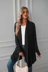 Autumn Plaid Button-Down Shirt Jacket from MsDressly