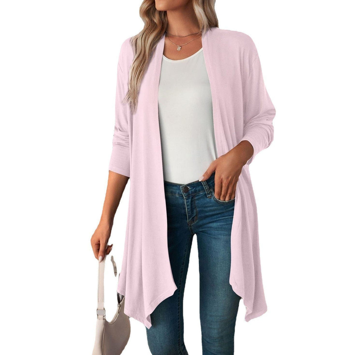 Autumn Plaid Button-Down Shirt Jacket from MsDressly