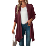 Autumn Plaid Button-Down Shirt Jacket from MsDressly
